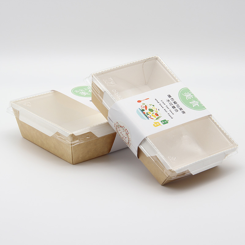 Actualice nuestro nuevo producto contenedor de alimentos de papel kraft